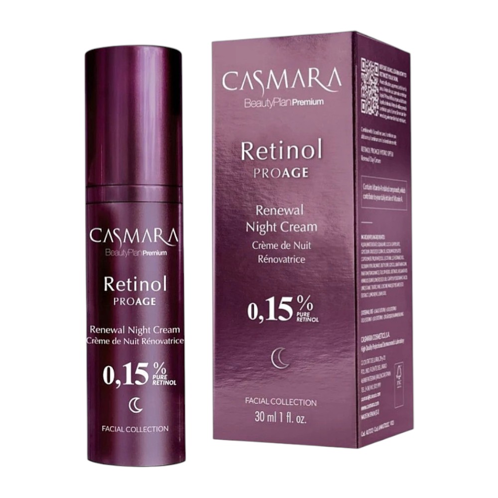 casmara-retinol-proage-renewal-night-cream-0-15-percentage-30ml-fullbox.jpg Kem Dưỡng Đêm Chống Lão Hóa Casmara Retinol Proage Renewal Night Cream 0.15% - Ảnh 1