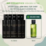 [5 x 50ml] Dầu Tẩy Trang Shu Uemura Black Cleansing Oil
