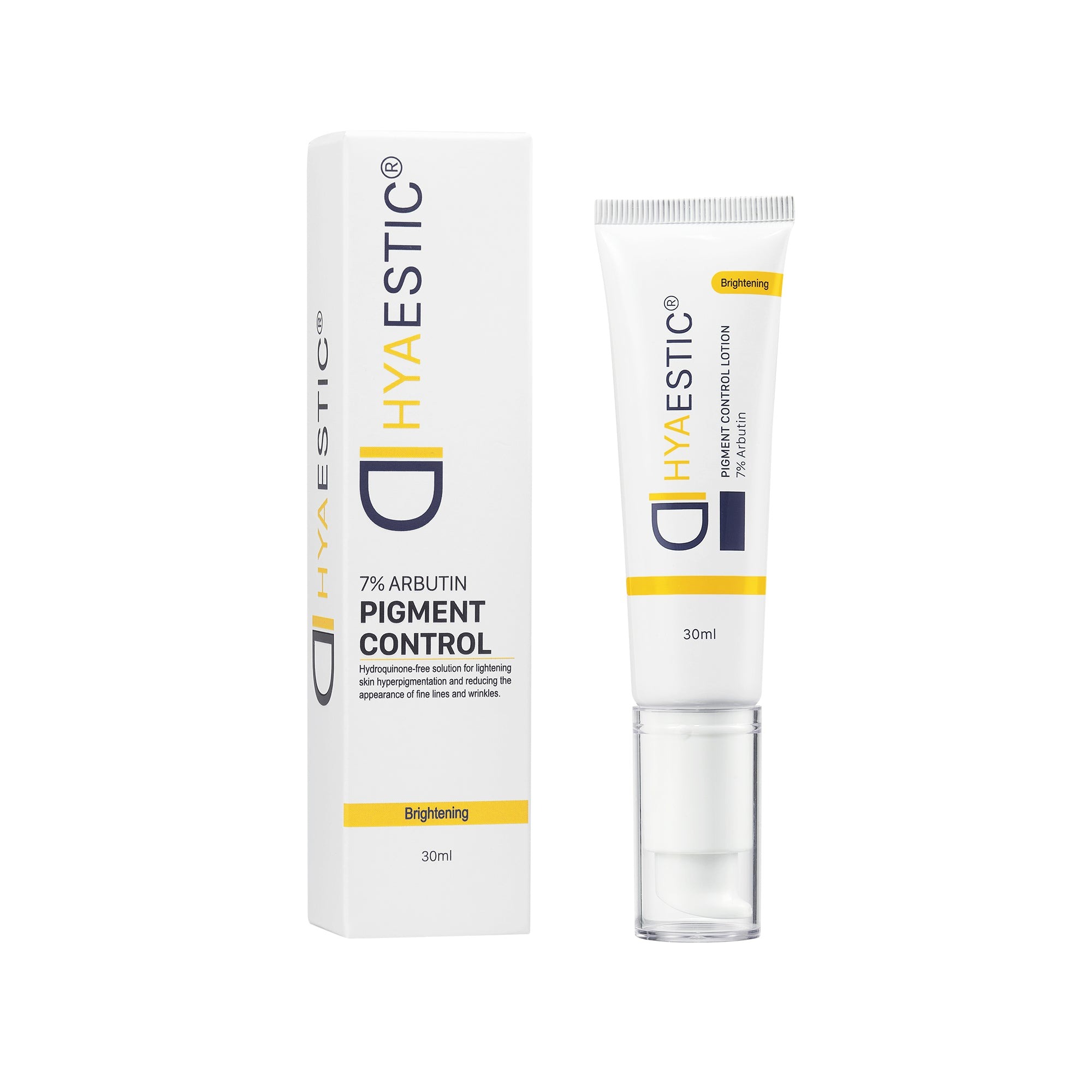 hyaestic-pigment-control-lotion-7-percentage-arbutin-30ml-fullbox.jpg Kem hỗ trợ sáng da ngừa thâm nám Hyaestic Pigment Control Lotion 7% Arbutin - Ảnh 1
