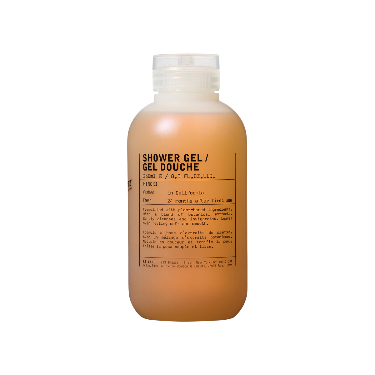 le-labo-hinoki-shower-gel-250ml.png Sữa Tắm Le Labo Hinoki Shower Gel 250ml - Ảnh 1