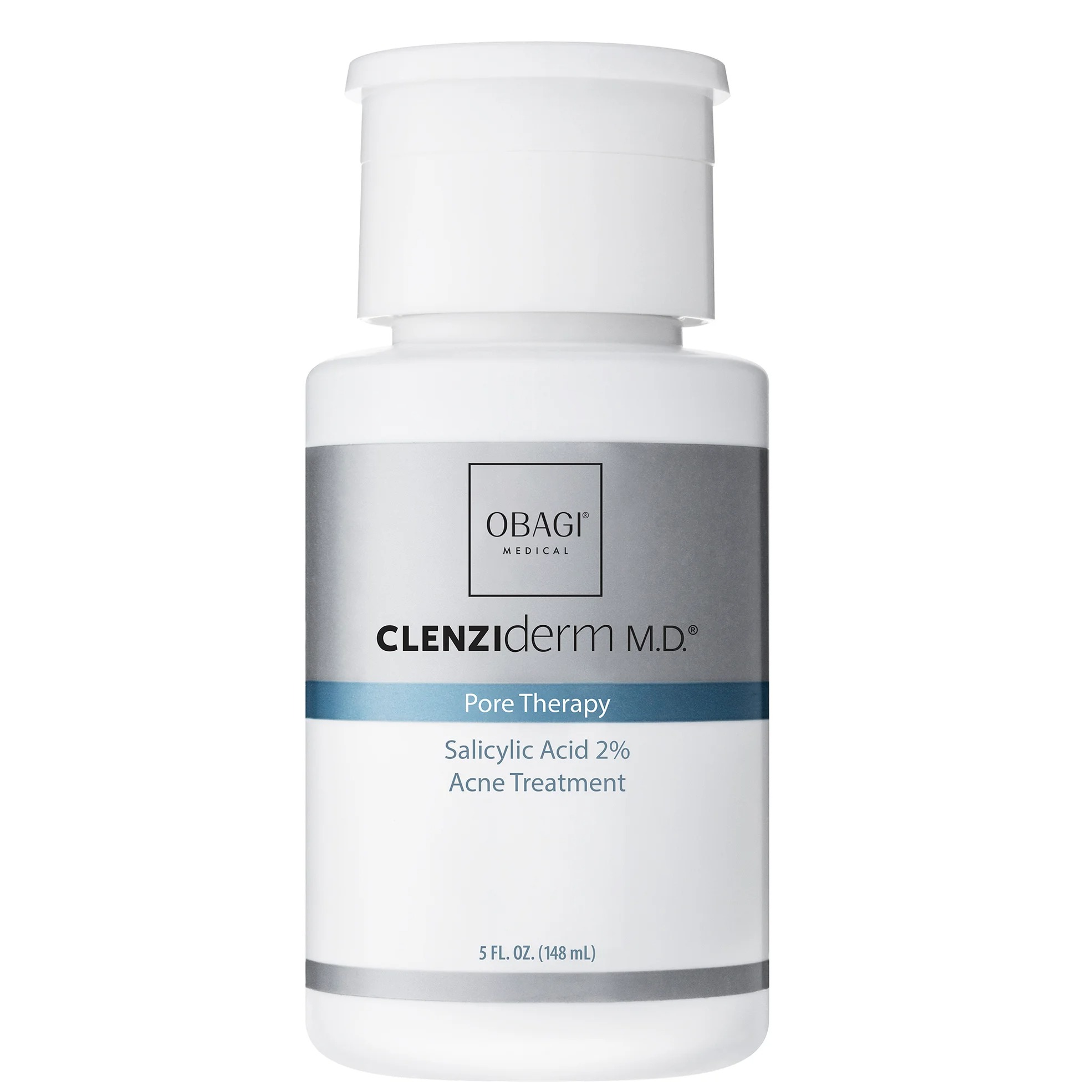 obagi-medical-clenziderm-md-pore-therapy-148ml.jpg Nước Hoa Hồng Tẩy Tế Bào Chết, Ngừa Mụn BHA Obagi Clenziderm MD Pore Therapy - Ảnh 1