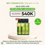 [Mini 3 x 50ml] Dầu Tẩy Trang Shu Uemura Anti/Oxi+ Pollutant & Dullness Clarifying Cleansing Oil