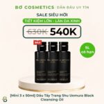 [Mini 3 x 50ml] Dầu Tẩy Trang Shu Uemura Black Cleansing Oil