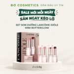 [Sale Mới Mỗi Ngày] Set Son Dưỡng Lancôme Idôle Mini Butterglow