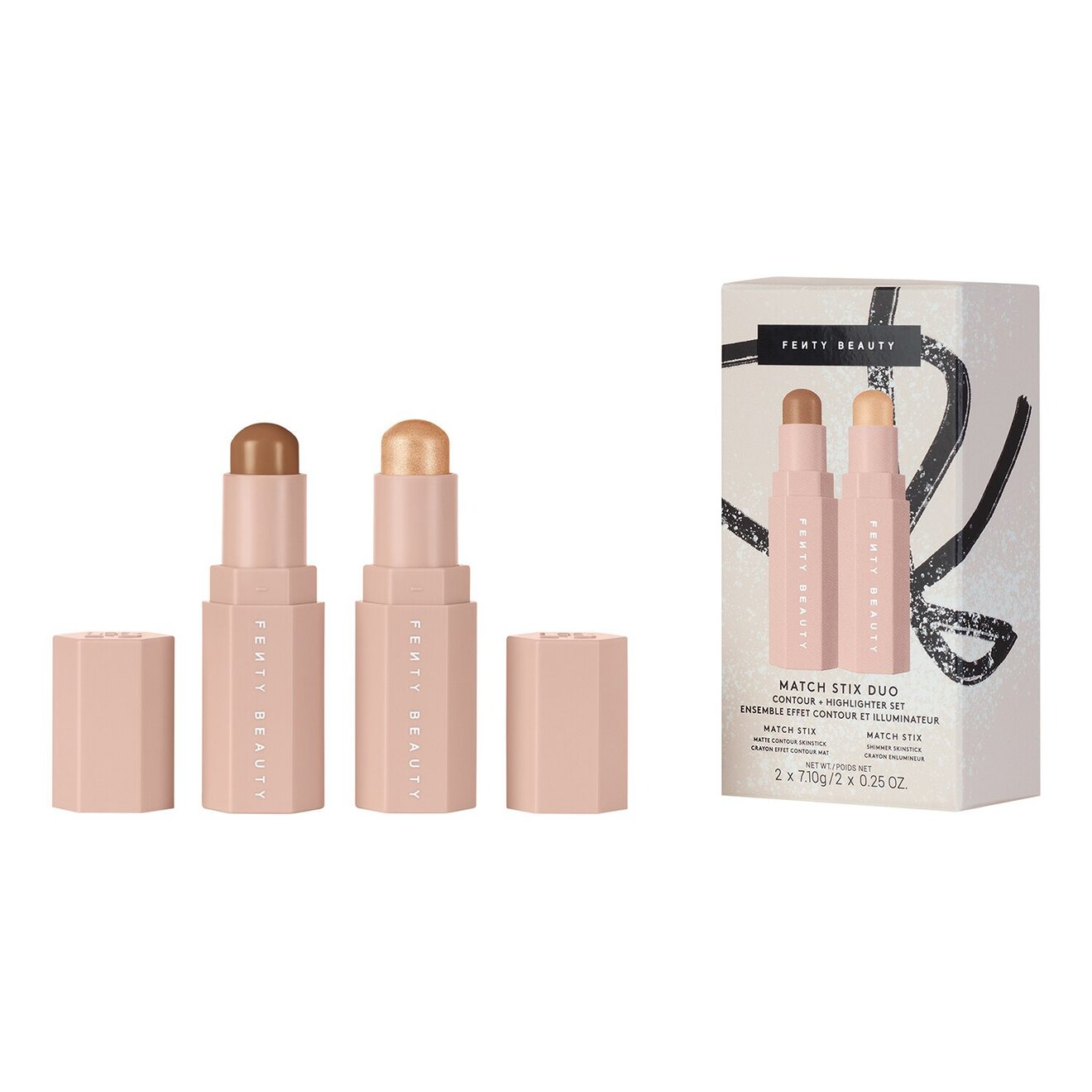set-tao-khoi-highlighter-fenty-beauty-match-stix-duo.jpg Set Tạo Khối & Highlighter Fenty Beauty Match Stix Duo - Ảnh 1